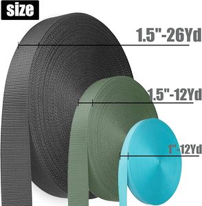 Webbing Poliester 100% Warna-warni Berkualitas Tinggi untuk Tali Tas, Sabuk Pengaman, dan Kalung Anjing - Product Image 6