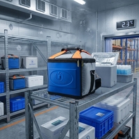 Sac isotherme de transport pour vaccins/sang, chaîne du froid de laboratoire