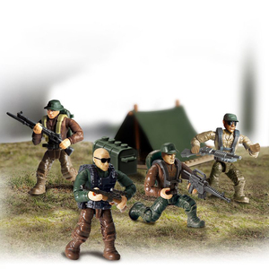 <span class=keywords><strong>Action</strong></span> <span class=keywords><strong>Figure</strong></span> Militari in Stili Multipli con Mattoncini <span class=keywords><strong>da</strong></span> Costruzione, Personaggi delle Forze Speciali per Bambini, Giocattoli <span class=keywords><strong>da</strong></span> Assemblare, Giocattoli Educativi - Product Image 5