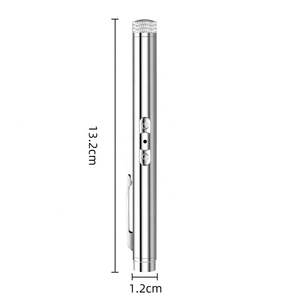Có thể sạc lại 2-in-1 màu xanh lá cây con trỏ laser bút với đèn pin LED Type-C sạc thép không gỉ laser bút có thể điều chỉnh mô hình - Product Image 5