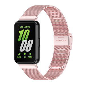 FORWELLENY-<span class=keywords><strong>Correa</strong></span> de acero inoxidable para reloj inteligente <span class=keywords><strong>Galaxy</strong></span> Fit <span class=keywords><strong>3</strong></span>, Milán con hebilla de <span class=keywords><strong>correa</strong></span> de metal, <span class=keywords><strong>correa</strong></span> de metal para Samsung, en stock - Product Image 4