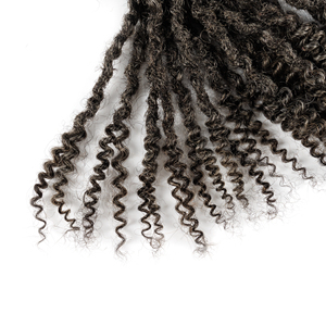 Perruques de <span class=keywords><strong>cheveux</strong></span> humains 100% naturels de 12 pouces, tresses <span class=keywords><strong>sel</strong></span> <span class=keywords><strong>et</strong></span> <span class=keywords><strong>poivre</strong></span> de 0,4 cm, longue durée, sans nœuds, pour la beauté noire - Product Image 6