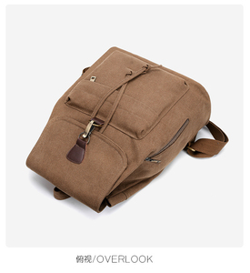 <span class=keywords><strong>Zaino</strong></span> Vintage in Tela Impermeabile da <span class=keywords><strong>Donna</strong></span> per Commercio Estero, 20-35L, Borsa Casual da Viaggio e Scuola - Product Image 6