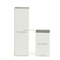 2024 logotipo personalizado perfume blanco mate de gama alta, vela, caja de embalaje de jabón caja de tarjeta