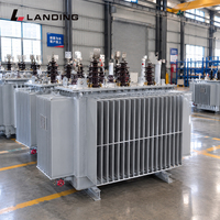 Transformateur immergé dans l'huile triphasé certifié CE IEC 250 kVA 500 kVA 630 kVA abaisseur de tension pour usage industriel