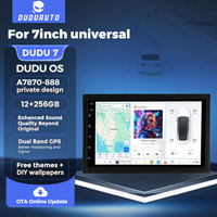 DUDUAUTO DUDU7 A7870 Reproductor Multimedia Inalámbrico para Auto con Carplay, Radio Inteligente para Auto, Unidad Principal con GPS y Navegación Universal