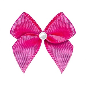 <span class=keywords><strong>Mini</strong></span> nœuds en ruban de satin personnalisés, multicolores, petits nœuds faits à la main pour vêtements, accessoires pour cheveux, bricolage - Product Image 6