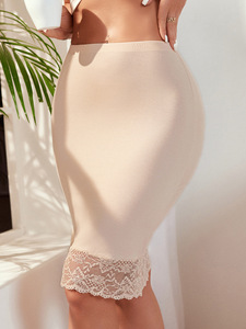 Falda de retazos de encaje de verano para <span class=keywords><strong>mujer</strong></span>, Falda corta con forro interior de talla grande y alta elasticidad para <span class=keywords><strong>mujer</strong></span> - Product Image 3