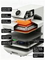 Presse à Chaud Multifonctionnelle Xtool Wonderpress Tout-en-un pour Impression Numérique de T-shirts et Transferts