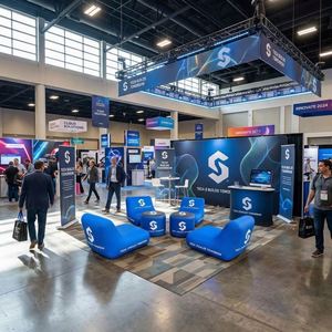 Conjunto de Muebles Inflables Personalizados, Sillón y Sofá de TPU Duradero con Sellado al Aire y Impresión por Sublimación para Ferias Comerciales, Eventos y Exposiciones - Product Image 2