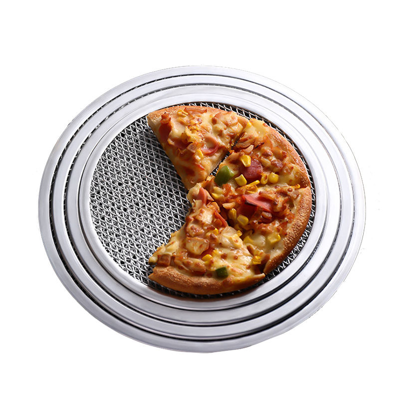 Round 10 11 12 Inch Aluminium Alloy Grill Wire Mesh Baking