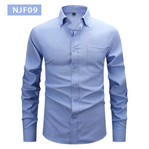 Chemise <span class=keywords><strong>blanche</strong></span> professionnelle pour homme, <span class=keywords><strong>veste</strong></span>, pull, t-shirt à manches longues, coupe slim, couleur unie avec col polo - Product Image 6