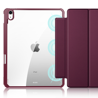 Kenke Étui pour iPad en acrylique de haute qualité à fond dur et à bords souples avec porte-stylo pour iPad Pro12.9