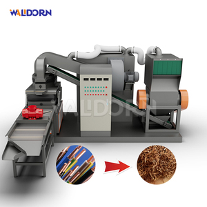 Phế liệu dây đồng tách máy WD-C600 với tĩnh điện tách hệ thống sản xuất của hạt từ nhựa phế liệu - Product Image 2
