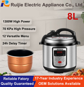 Cuisinières à pression électriques en acier inoxydable, vente en gros directe d'usine, cuiseur instantané intelligent, cuiseur intelligent, cuiseur à riz numérique - Product Image 1