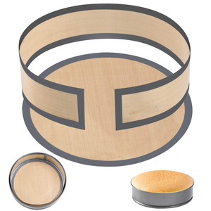 Forro de Silicona para Molde Desmontable de 9 Pulgadas, Evita que el Pastel se Puedra Adherir al Fondo y a los Lados, Tapete de Silicona para Hornear para Molde de Pastel de Queso - Product Image 2
