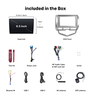Youducar untuk Fit/Jazz 2004-2007 Head Unit Stereo Mobil Android dengan Navigasi Bantuan Mundur, CarPlay Nirkabel & Audio Hi-Res