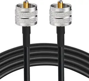 Superbat CB Überbrückung kabel PL-259 zu PL-259 Koax UHF Überbrückung kabel 10ft RG58 Koaxialkabel