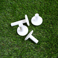 Tees de golf en caoutchouc Couche de base en plastique blanc Support de balle de golf pour accessoires durables Tees de golf Support en caoutchouc en stock