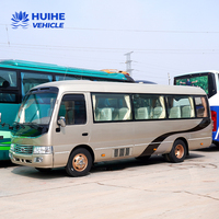 Sièges Confortables de Luxe Diesel Euro 3 Manuel 16-30 Places Moteur 4-6L pour Minibus Coaster Bus de Passagers d'Occasion