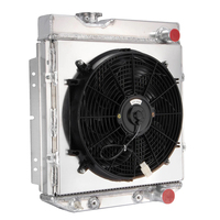 Radiateur en aluminium complet avec cache-ventilateur pour Ford Falcon Sedan Delivery Mustang / Mercury Comet 1963-1966