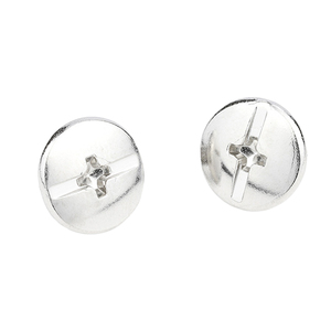 10 pièces/sac Vis de reliure Chicago à fente croisée en acier inoxydable 304 / acier au carbone nickelé M2 M3 M5 Grade A2-70 Rivets - Product Image 5