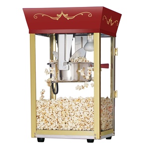 Máquina de Palomitas de Maíz para Cine, 8 Onzas, con Carrito - Tapa Roja 6091 - Product Image 3