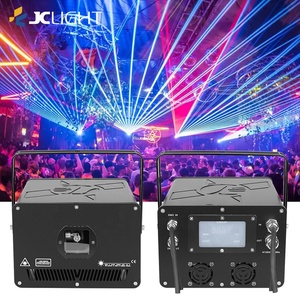 أضواء ليزر زفاف مع ماكينة ثلج، بروجيكتور زفاف 3 واط 5 واط، أضواء ليزر متحركة للديسكو والدي جي، أضواء ليزر للنوادي الليلية - Product Image 3