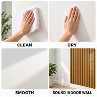 Papier peint autocollant à rayures en bois brun chaud, 2,3 mm, mousse PET IXPE, pour les murs de la tête de lit de la chambre à coucher