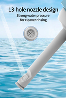 Pulvérisateur de bidet à pression manuelle |   Buse rétractable portable pour toilettes hygiéniques, camping, prière et soins personnels