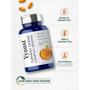 ซอฟต์เจลขมิ้นขิงคุณภาพสูง ช่วยบำรุงสุขภาพทางเดินอาหาร บรรเทาอาการปวดข้อ และสารต้านอนุมูลอิสระสำหรับทุกวัน - Product Image 4