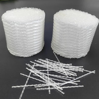 Matériau synthétique anti-fragmentation, macrofibre de polypropylène personnalisable pour diverses applications en béton
