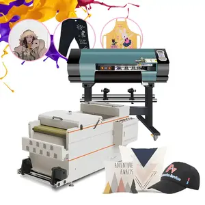 Film Impresora Dtg My Color 2 I3200 kain Epson Dtf Printer A2 dengan pengocok bubuk