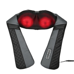 Electric Shiatsu Neck Heating Kneading Tapping <strong>Massager</strong> Neck <strong>Massager</strong> <strong>Device</strong> With Heat <strong>Back</strong> Neck Shoulder <strong>Massager</strong> - Product Image 1