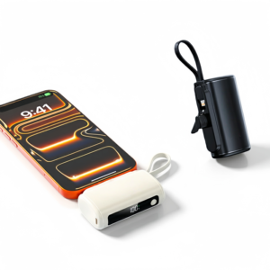 Vente en gros de mini <span class=keywords><strong>batterie</strong></span> <span class=keywords><strong>externe</strong></span> 20W 10000mAh, chargeur portable en forme de capsule, câble intégré, affichage numérique LED, <span class=keywords><strong>la</strong></span> <span class=keywords><strong>plus</strong></span> <span class=keywords><strong>petite</strong></span> <span class=keywords><strong>batterie</strong></span> <span class=keywords><strong>externe</strong></span> - Product Image 1