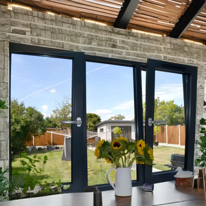 Thiết kế thanh lịch đôi cửa sổ trượt dọc khung hợp kim nhôm ngang Caravan kích thước đầy đủ cửa sổ trượt nhôm - Product Image 2