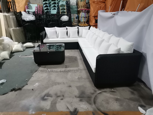 Guangzhou Modern Outdoor <strong>Furniture</strong> l Shaped Pool Side Patio Rope <strong>Rattan</strong> Teak Loveseat Wicker <strong>Garden</strong> <strong>Corner</strong> Sofa Set - Product Image 6