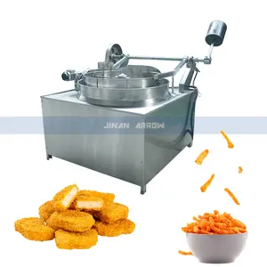Fully Automatic Potato Chips Fryer Machine Commercial Batch Fryer