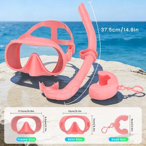 Prix de gros fabricant Équipement de plongée pour adultes Masque de plongée en silicone Combinaison de plongée et de snorkeling pour adultes - Product Image 4