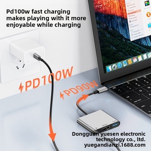 USB-C Hub 4-in-1 mở rộng Dock 4K 60Hz 5-in-1 mô hình với 4 cổng sạc và dữ liệu Adapter Type-C giao diện cho HDTV - Product Image 6