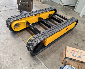 Продвижение OEM небольшой мини 500 кг 1 т 2 тонны резиновая гусеничная ходовая часть резиновая гусеничная шасси с электродвигателем - Product Image 3