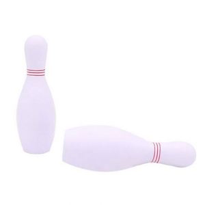 Balle anti-stress en forme de boule de bowling en PU avec logo personnalisé, jouet de relaxation à rebond lent, cadeau promotionnel d'entreprise avec logo - Product Image 3