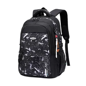 mochilas escolares de buena calidad 2024 fashion college school bag backpack black bookbags unisex school backpack for boys