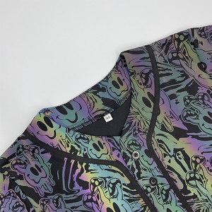 Maillot de baseball réfléchissant de haute qualité pour festival de musique Softball de style de rue - Product Image 5