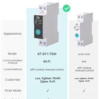 Interrupteur WiFi miniature AT Tuya AT-SY1-TSW, disjoncteur basse tension, disjoncteur électronique WiFi, interrupteur intelligent WiFi, disjoncteur WiFi Mcb