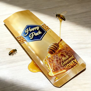 Bolsas con Cierre Hermético de Tres Lados de PET Impresas Personalizadas para Envasado de Alimentos en Gelatina, Tamaño/Logotipo/Color Personalizables, Grado Alimenticio - Product Image 1