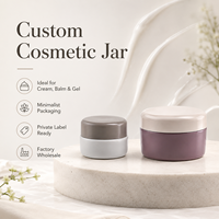 Pot d'emballage en gel solide pour échantillon de vernis à ongles, gel de construction, avec bouchon de scellage pour gel à ongles