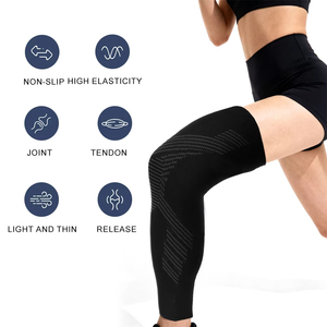 UV Full Long Leg Compression Sleeves Knee <strong>Brace</strong> Support for Running Basketball Cycling Workout Sports for Men and Women - Product Image 3