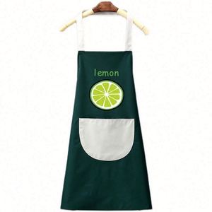 Delantales de nailon para restaurante, cafetería, jardinería, cocina, delantales blancos de algodón para niños, delantales de cocina, salón, barbería con bolsillo - Product Image 4
