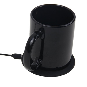 Smart Thermostat <b>Usb</b> Cup Warmer Wireless Charging Electric Coffee Mug and Bottle <b>Heating</b> Pad Cup Warmer for Desk - Product Image 4